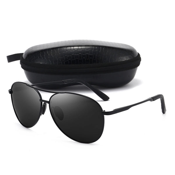 Aviator Sunglasses with Case