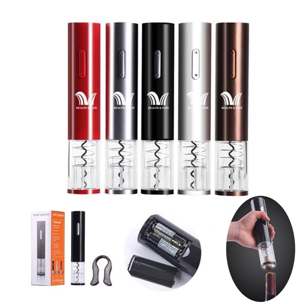 Cordless Electric Wine Bottle Opener With Foil Cutter