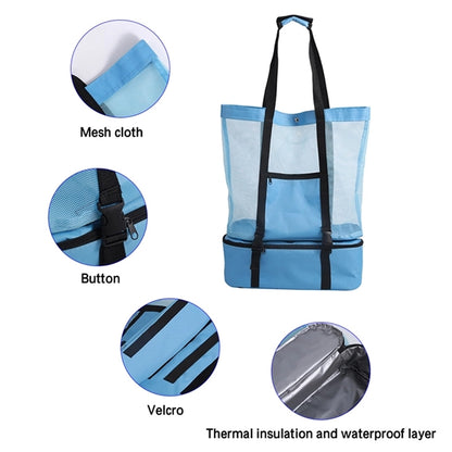Detachable Beach Tote Bag Cooler