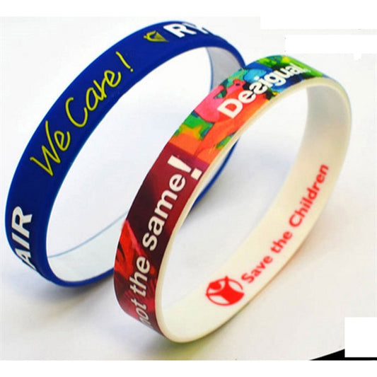 Dual Layered Color Coat Wristband.