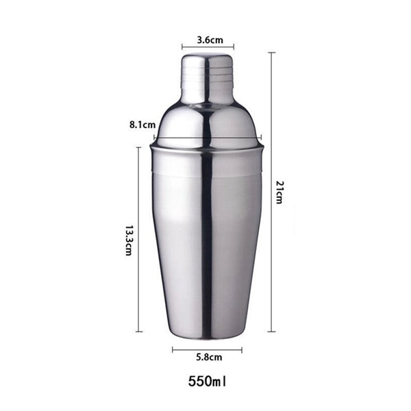 Stainless Steel 6pcs Cocktail Shaker set