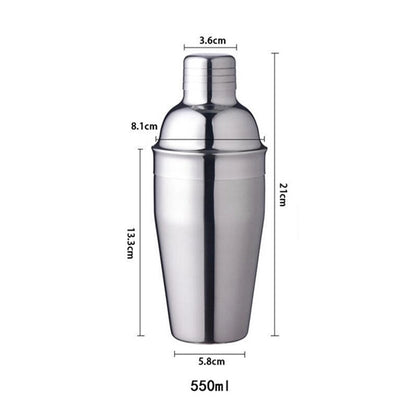 Stainless Steel 6pcs Cocktail Shaker set