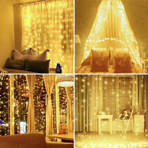 Window Curtain String Light