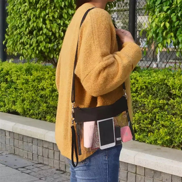 Transparent Crossbody Purse Bag
