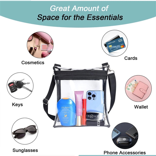 Transparent Crossbody Bag For Women And Men