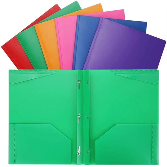 Plastic Folders with Pockets
