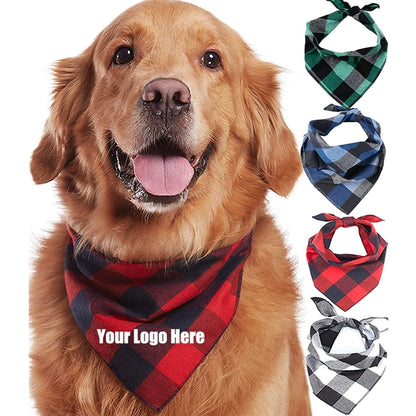 Plaid Dog Bandanas