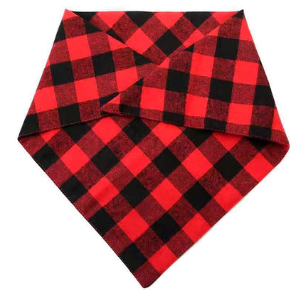 Plaid Dog Bandanas