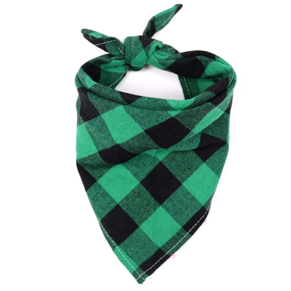 Plaid Dog Bandanas