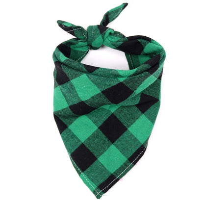 Plaid Dog Bandanas