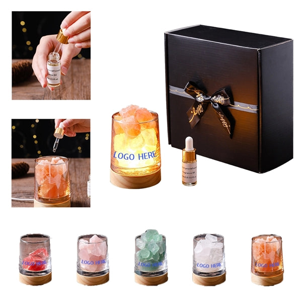 Essential OilDiffusers and Crystals stone With Led Lights