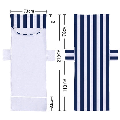 Stripe Beach Chair Cover