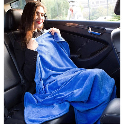 Travel Blanket with Luggage Belt
