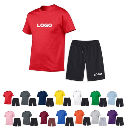 New Summer Sportswear Tee And Pants Set
