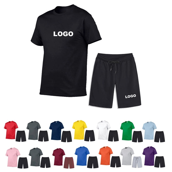 New Summer Sportswear Tee And Pants Set