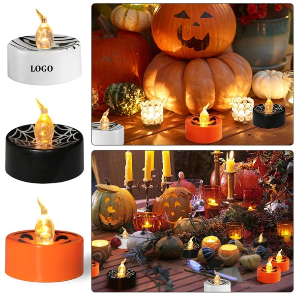 Halloween Led Pumpkin Candle
