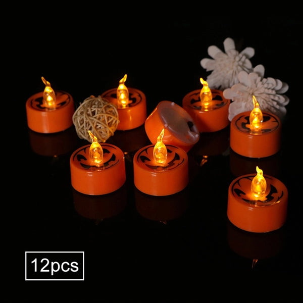 Halloween Led Pumpkin Candle