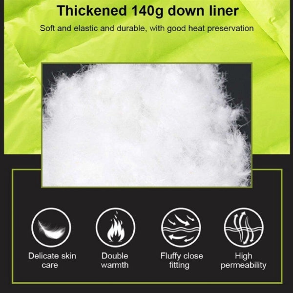 Safety Rain Jacket With Down Waterproof Reflective High Vis