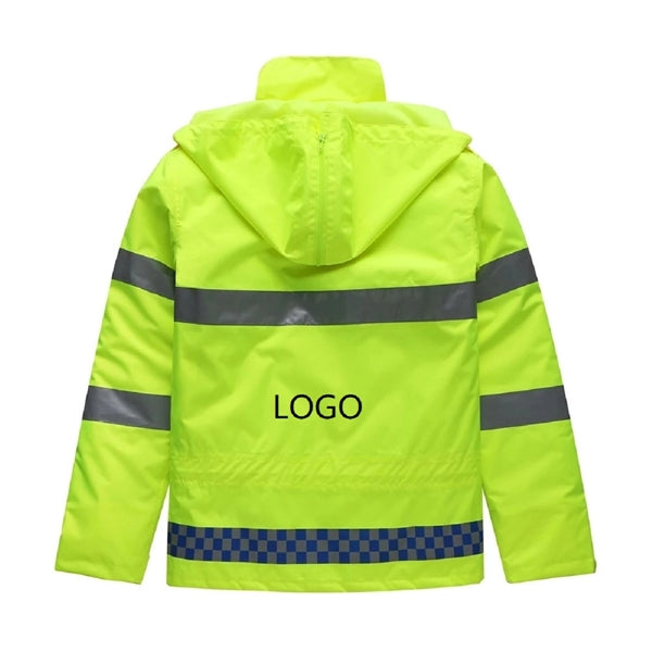 Safety Jacket Reflective Raincoat High Visibility