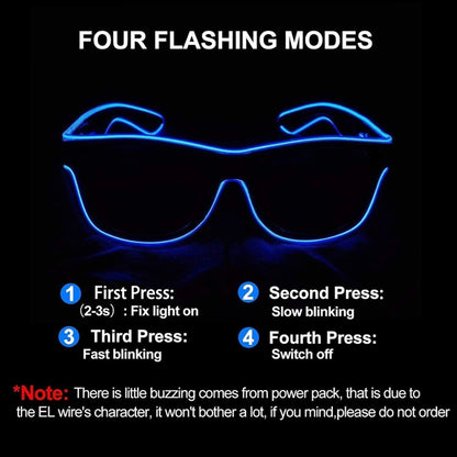 Wireless Rechargeable Led Glasses