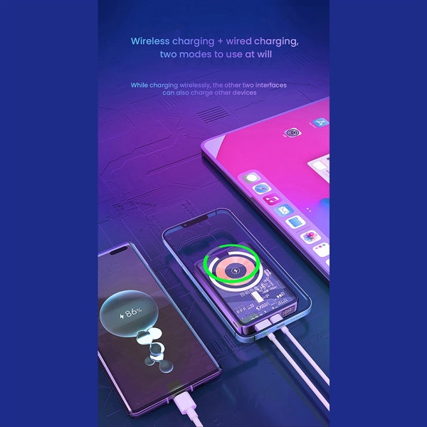 5000Mah Foldable Magnetic Wireless Power Bank