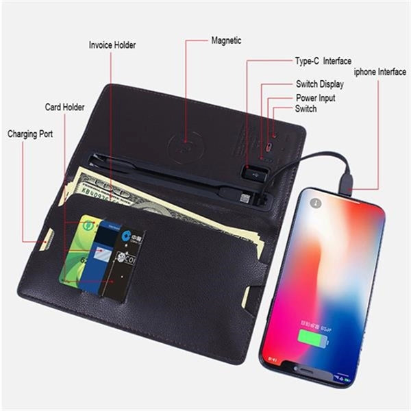 5000Mah Rechargeable Wallet Wireless Power Bank