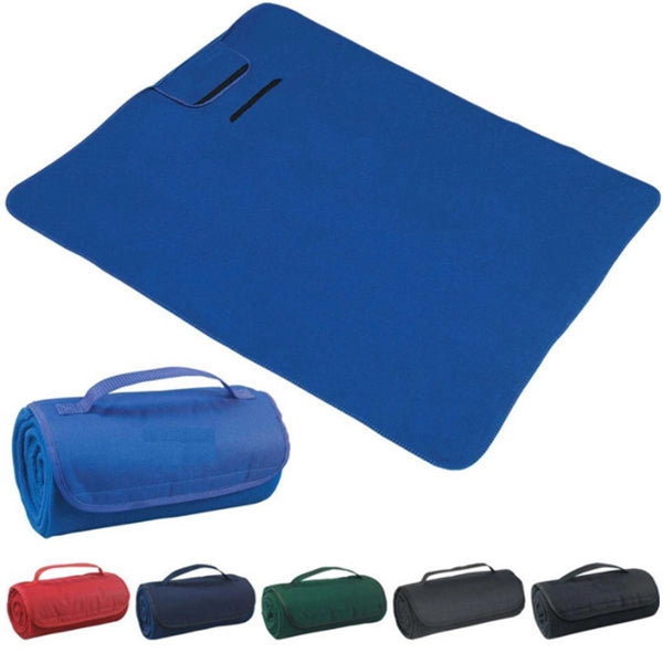 Foldable Roll Up Wool Camping Blanket