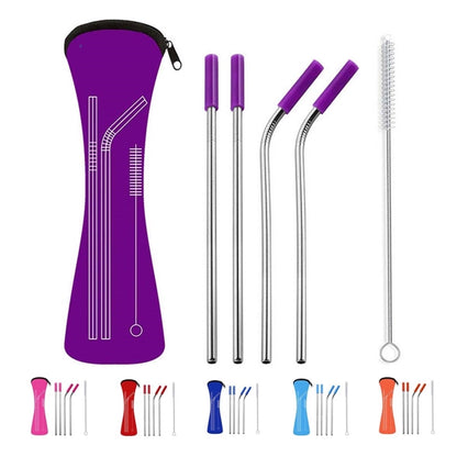 Stainless Steel Straw Kit 4 Packs
