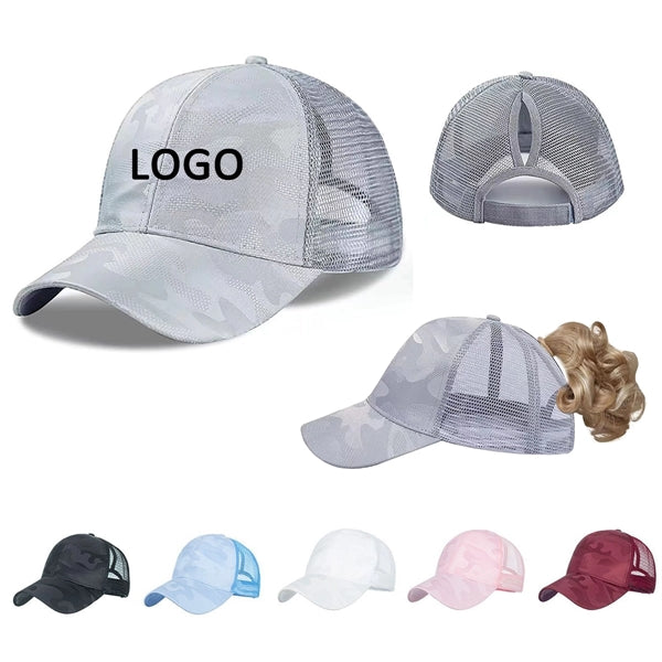 Ponytail Baseball Cap For Women