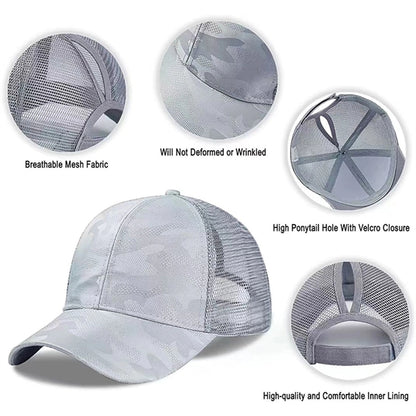 Ponytail Baseball Cap For Women