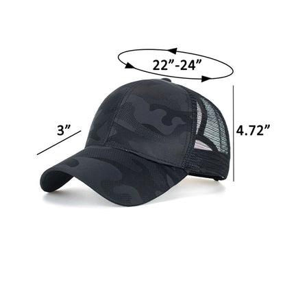 Ponytail Baseball Cap For Women