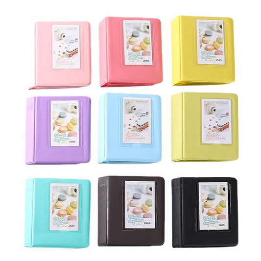 64 Pockets Mini Photo Album For Instant Camera & Name Card