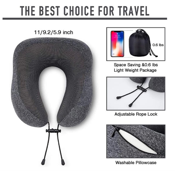 100% Pure Memory Foam Neck Pillow