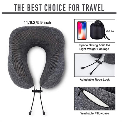 100% Pure Memory Foam Neck Pillow