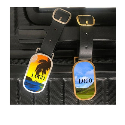Metal Golf Luggage Tag Baggage Suitcase Travel Id Label