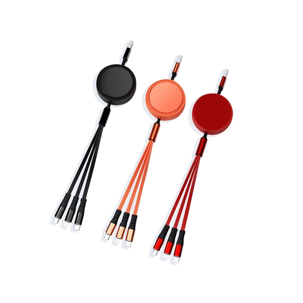 3 in 1 Telescopic Fast Charging Cable