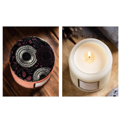 Embossed Glass Romantic Scented Candle