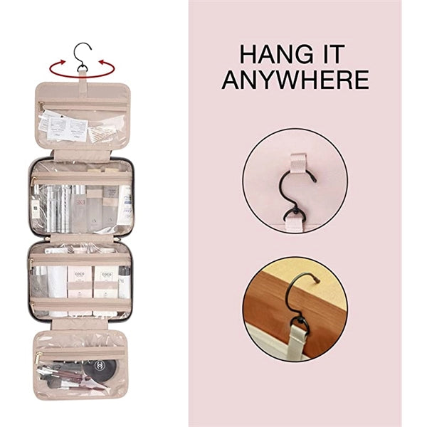 Toiletry Travel Bag With Hanging Hook