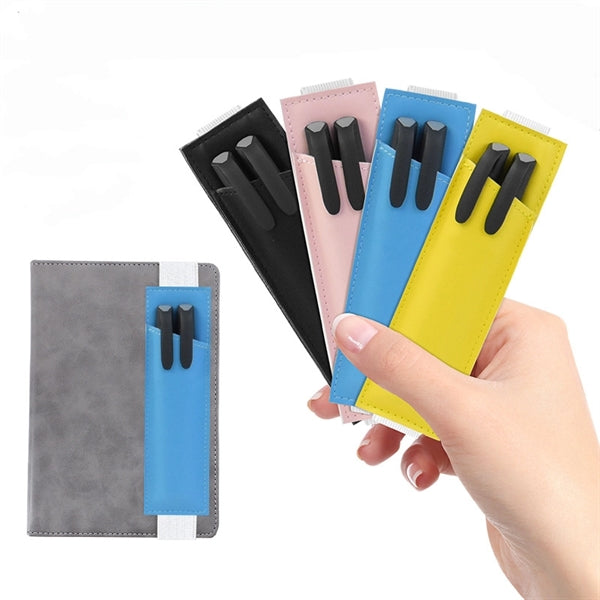 Elastic Band Pen Holder For Notebooks