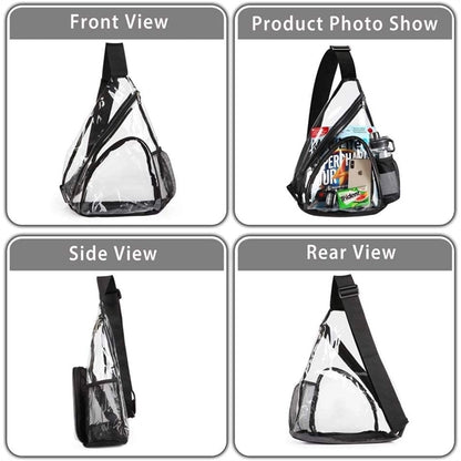 Clear Pvc Sling Bag