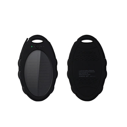5000mA Oval Solar Energy Power Bank