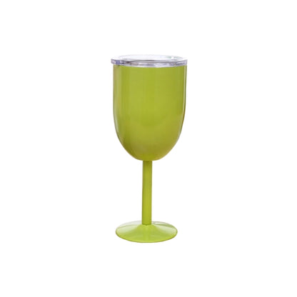 Double Wall Insulated Stainless Steel Wine Glass Goblet with