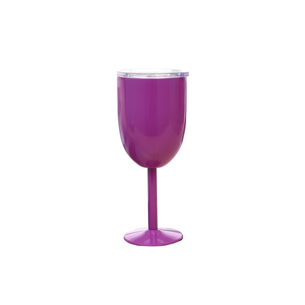 Double Wall Insulated Stainless Steel Wine Glass Goblet with