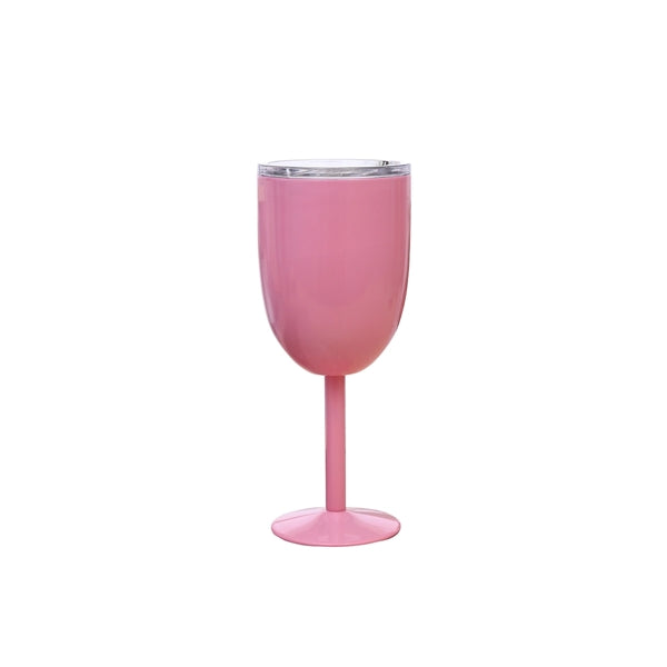 Double Wall Insulated Stainless Steel Wine Glass Goblet with