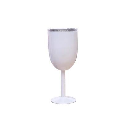 Double Wall Insulated Stainless Steel Wine Glass Goblet with