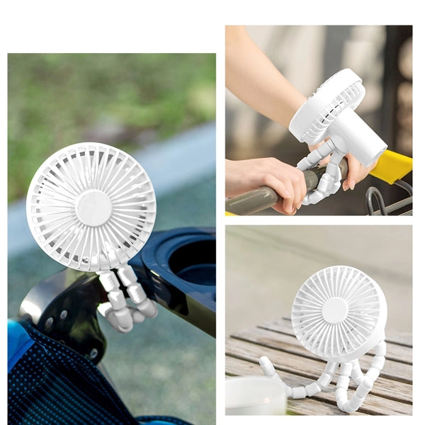 Portable Stroller Fan With Flexible Tripod