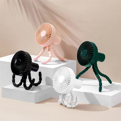 Portable Stroller Fan With Flexible Tripod