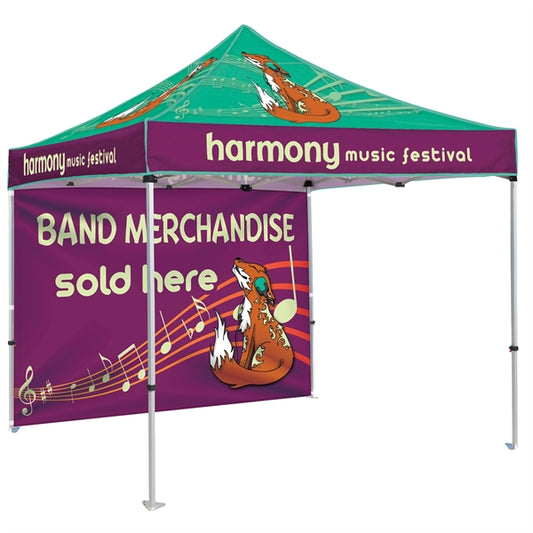10' Heavy Duty Tent with One Full Double Sided Wall