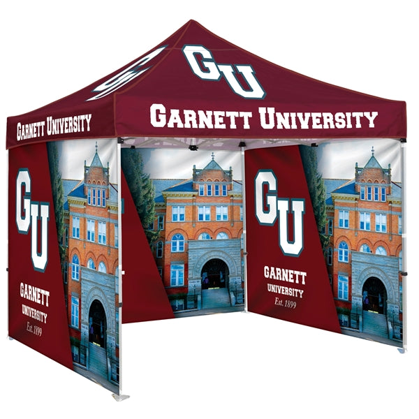 10' Heavy Duty Tent with Three Full Double Sided Walls