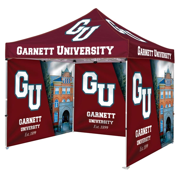 10' Heavy Duty Tent with Three Full Double Sided Walls